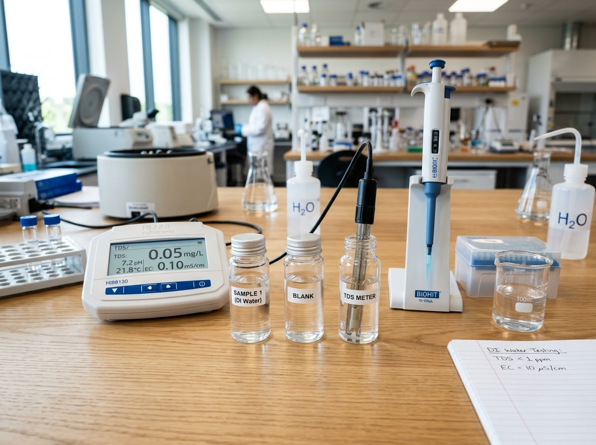 Analyse d'eau en laboratoire accrédité